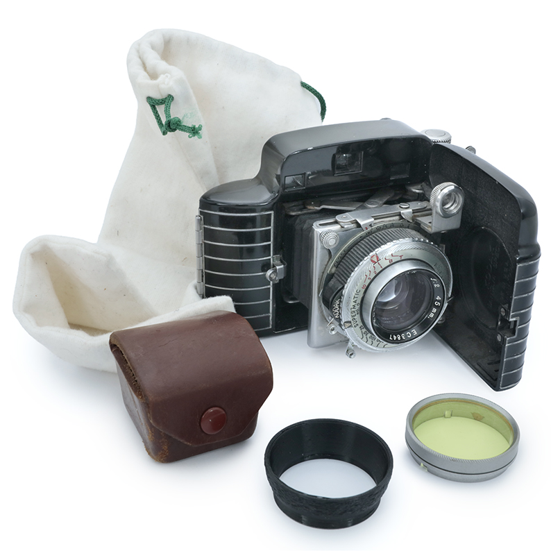Kodak Bantam Special Supermatic Art Deco Film Folding Camera Ektar